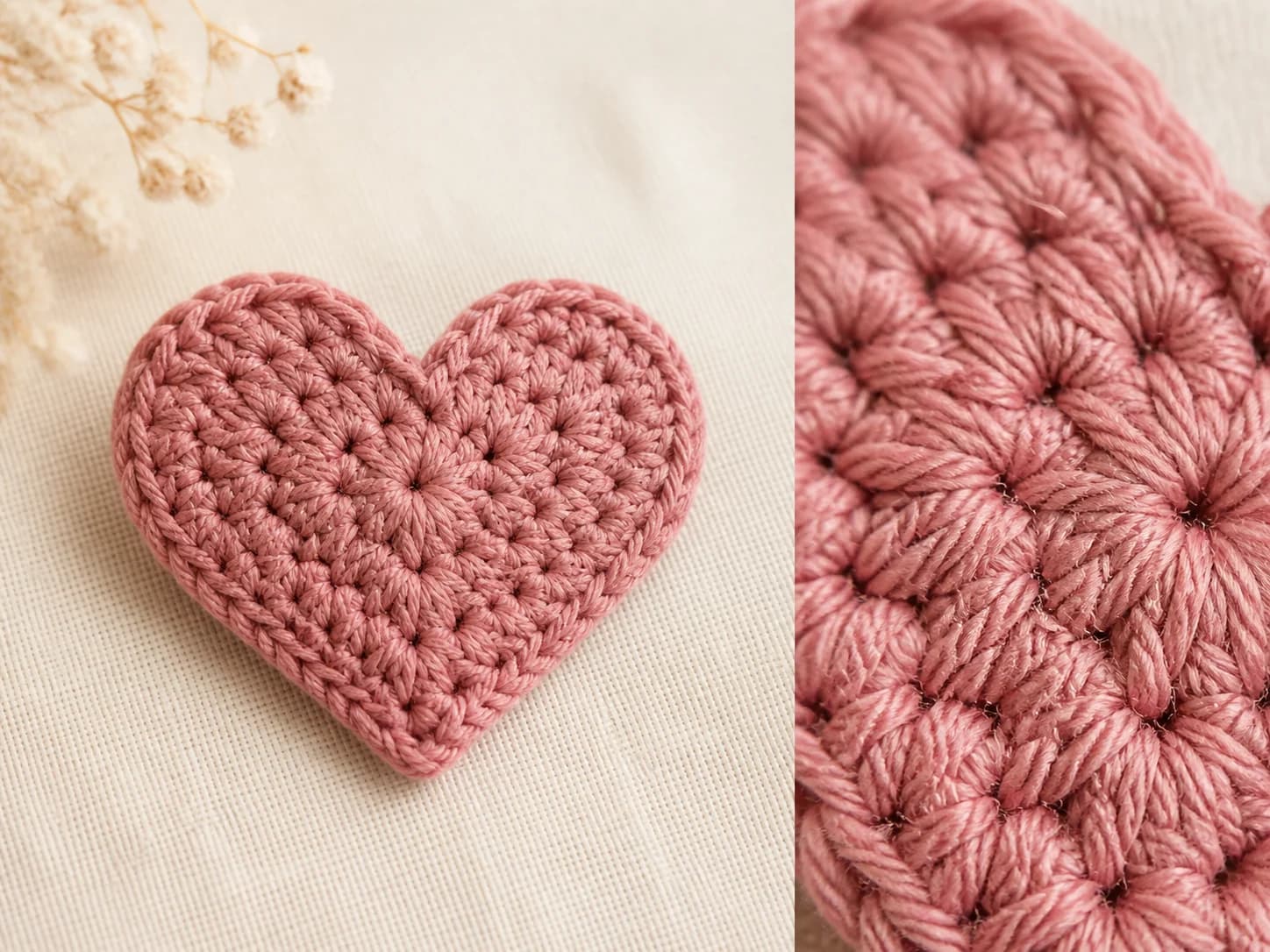Easy Crochet Heart Pattern